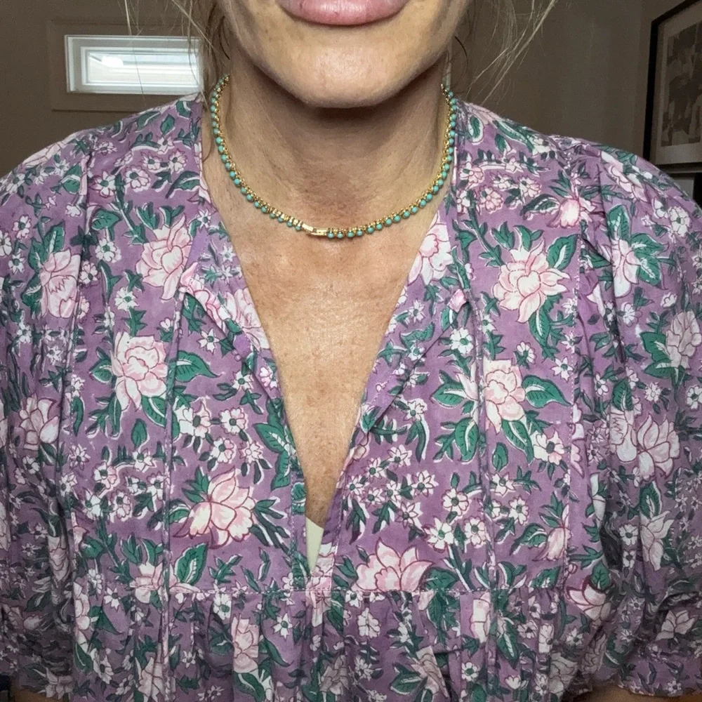 Mille Thalia top Floral in Purple - Picture 5 of 7
